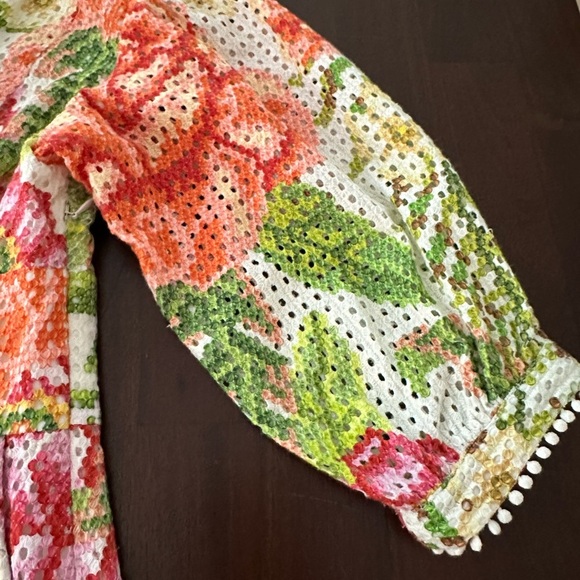 FARM RIO
Vintage Floral Eyelet Mini Dress In Multi (D6) - Picture 6 of 7